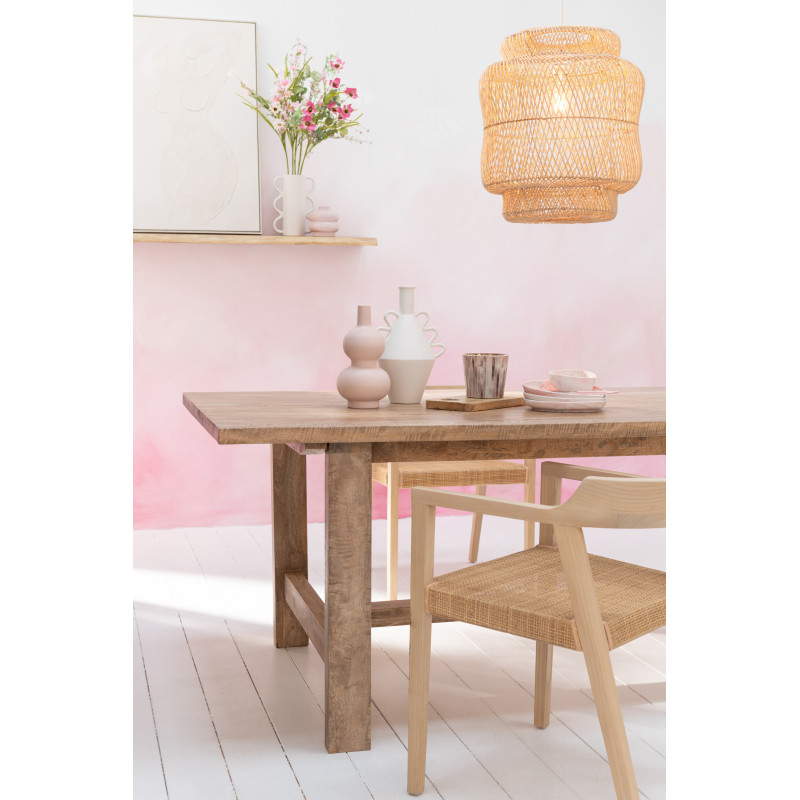 Fauteuil de table en Bois de teck Naturel Emma - 9