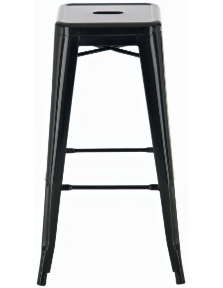 Tabouret de bar indus en Métal Noir Narlix - 2