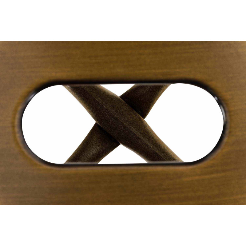 Tabouret de bar industriel en Métal Doré Felrae - 6