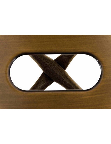 Tabouret de bar industriel en Métal Doré Felrae - 6