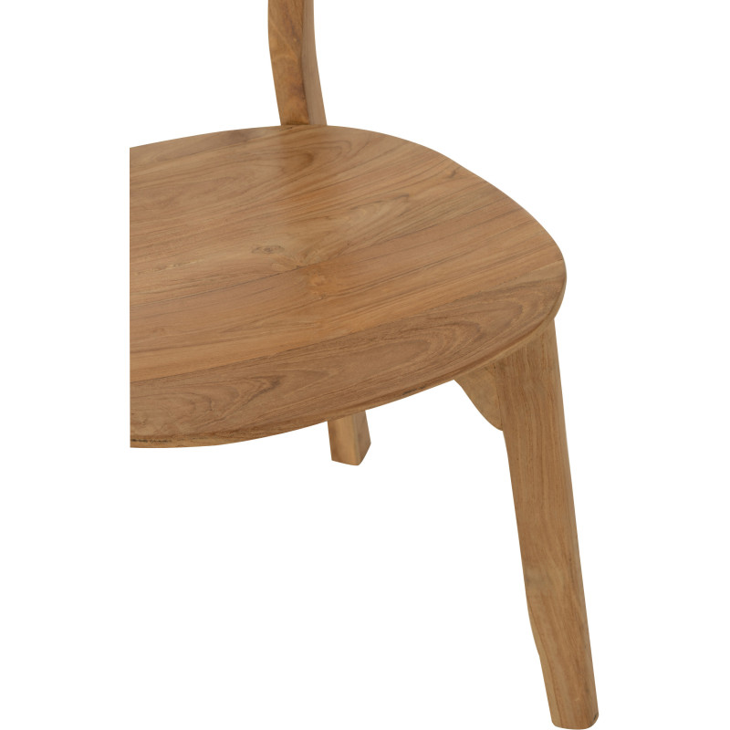 Chaise en Bois de teck Naturel Rotin Naturel Cacahouète - 6
