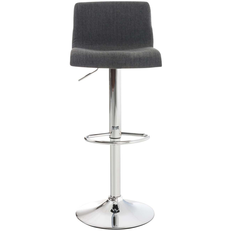 Tabouret de bar moderne en Tissu Gris...