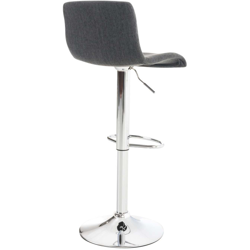 Tabouret de bar moderne en Tissu Gris...