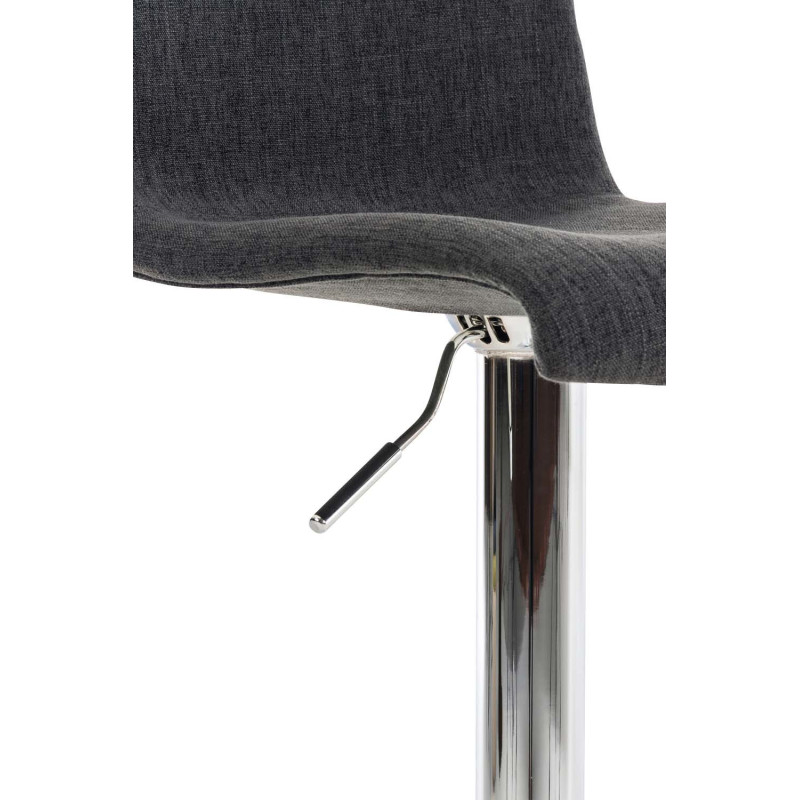 Tabouret de bar moderne en Tissu Gris...