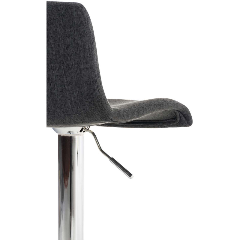Tabouret de bar moderne en Tissu Gris...