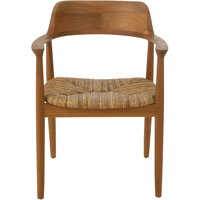 Chaise en Bois de teck Naturel Hiro - 2