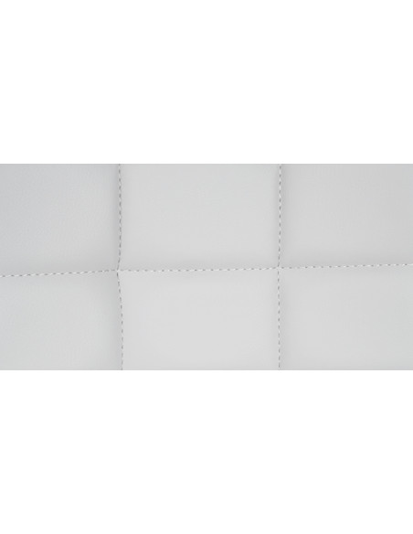 Tabouret de bar moderne réglable en Polyuréthane Blanc Métal Noir Cailon - 6