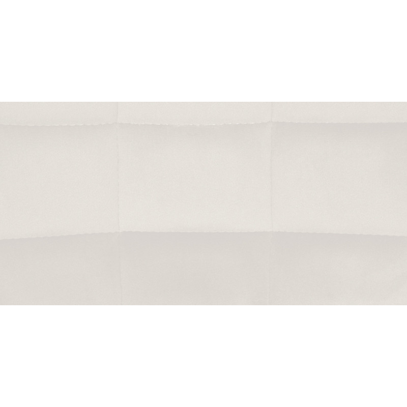 Tabouret de bar moderne réglable en Velours Blanc crème Métal Noir Noir - 6