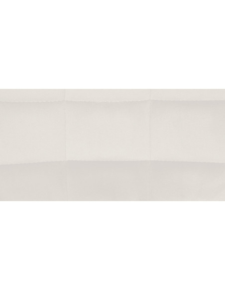 Tabouret de bar moderne réglable en Velours Blanc crème Métal Noir Noir - 6