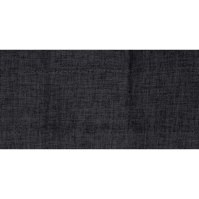 Tabouret de bar moderne réglable en Tissu Noir Métal Noir Noir - 6