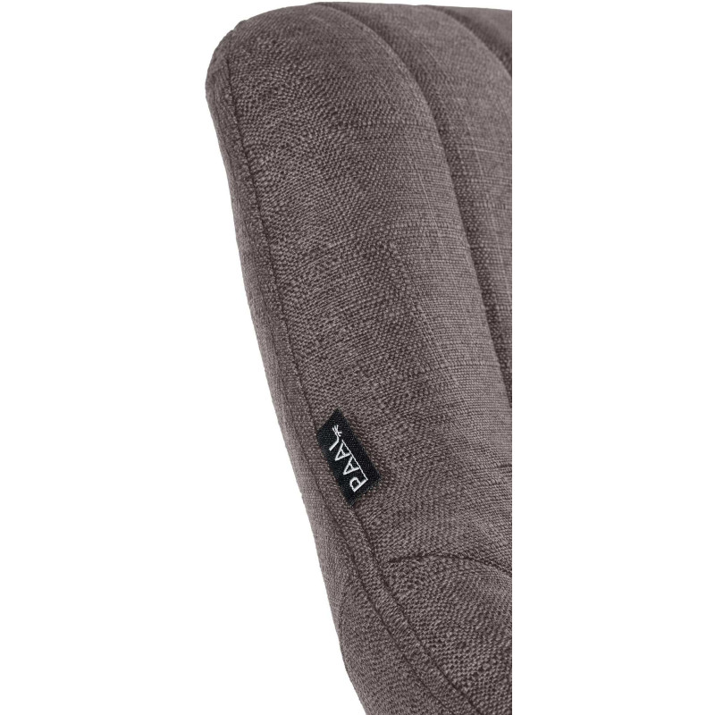 Tabouret de bar réglable pivotant en Tissu Gris foncé Métal Blanc Kelran - 7