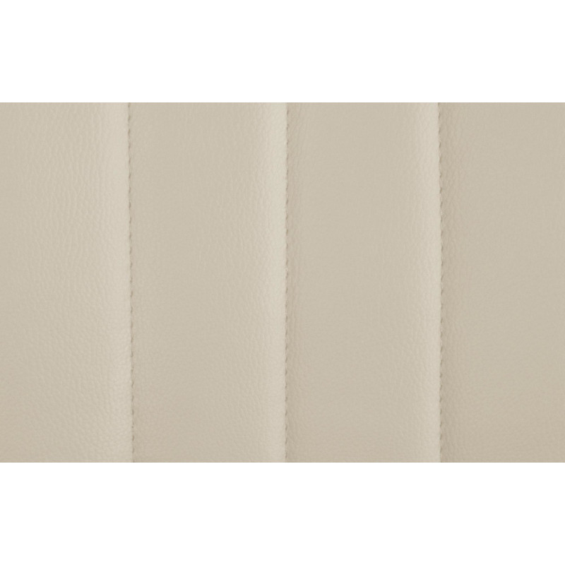 Tabouret de bar moderne en Polyuréthane Blanc crème Métal Blanc Wenlia - 6