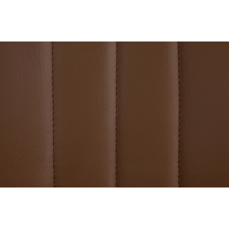 Tabouret de bar moderne en Polyuréthane Marron Métal Blanc Wenlia  - 6