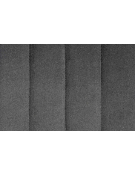 Tabouret de bar moderne en Velours Gris foncé Métal Blanc Wenlia - 5