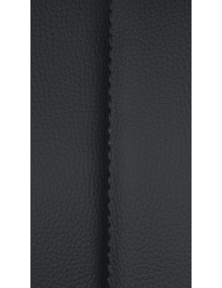 Tabouret de bar réglable pivotant en Polyuréthane Noir Métal Noir Kelran - 8