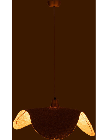 Suspension 75 cm en Jonc Naturel Moonj - 4