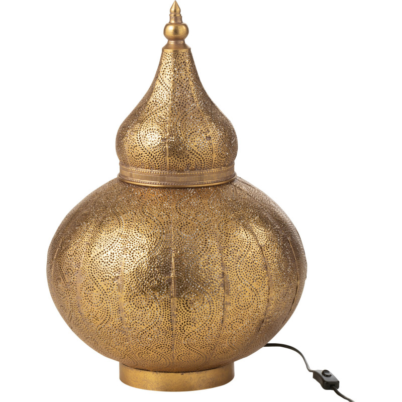 Lampe à poser Goutte en Métal Doré Aladin - 1