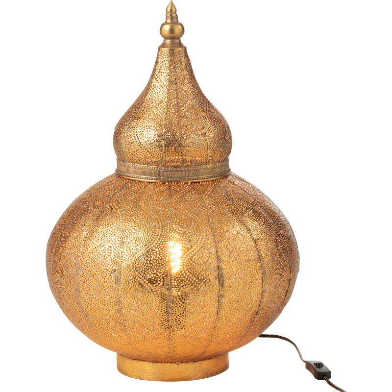 Lampe à poser Goutte en Métal Doré Aladin - 3