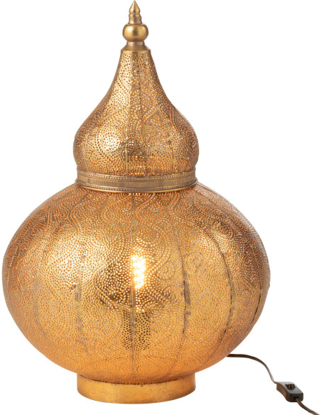 Lampe à poser Goutte en Métal Doré Aladin - 3