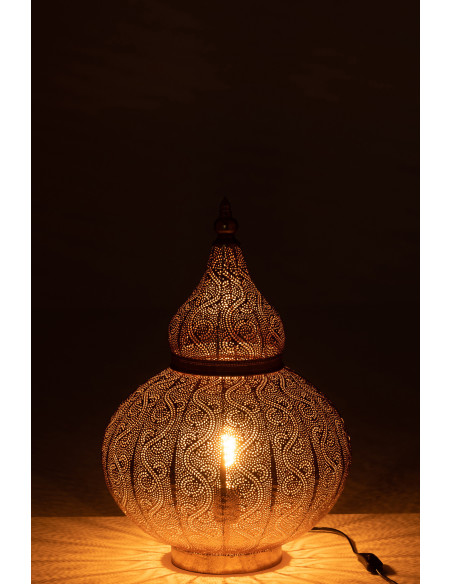 Lampe à poser Goutte en Métal Doré Aladin - 4