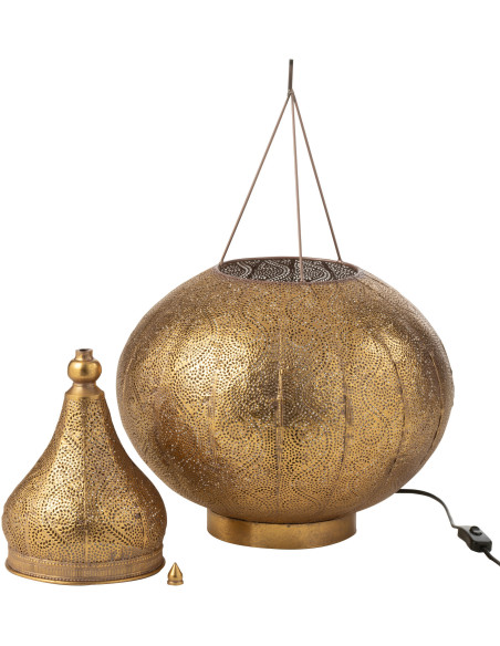 Lampe à poser Goutte en Métal Doré Aladin - 5