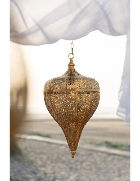 Suspension Goutte 30 cm en Métal Doré Aladin - 2