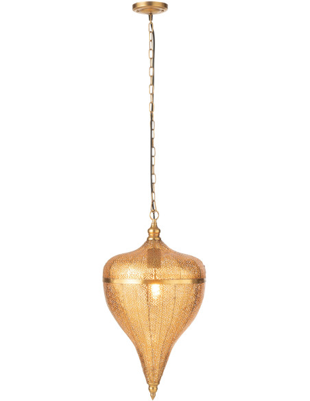 Suspension Goutte 30 cm en Métal Doré Aladin - 3