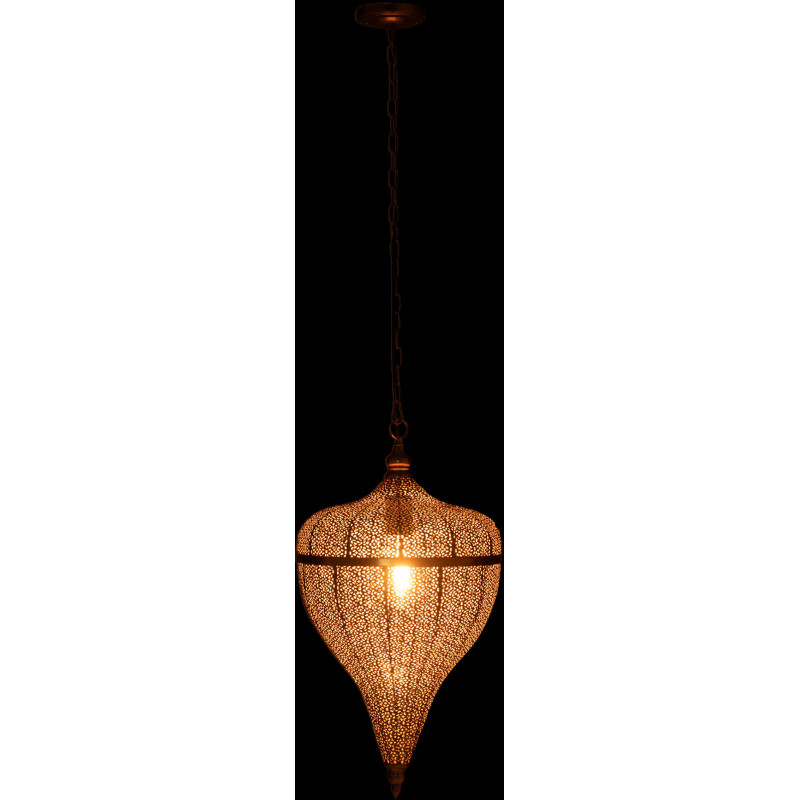 Suspension Goutte 30 cm en Métal Doré Aladin - 4