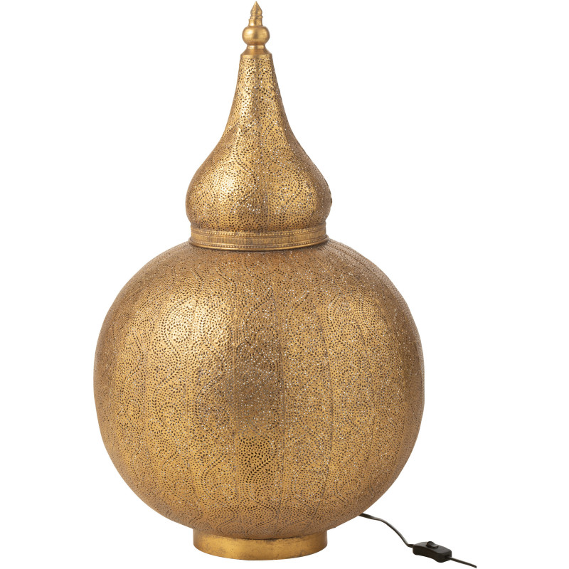 Lampe à poser Goutte XL en Métal Doré Aladin - 1