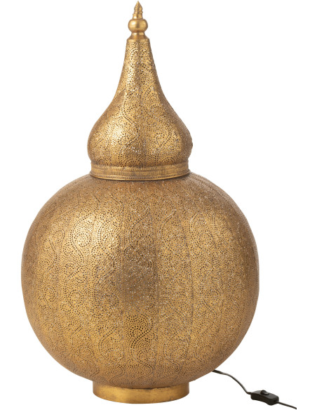 Lampe à poser Goutte XL en Métal Doré Aladin - 1