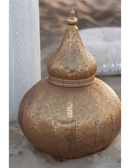 Lampe à poser Goutte XL en Métal Doré Aladin - 2