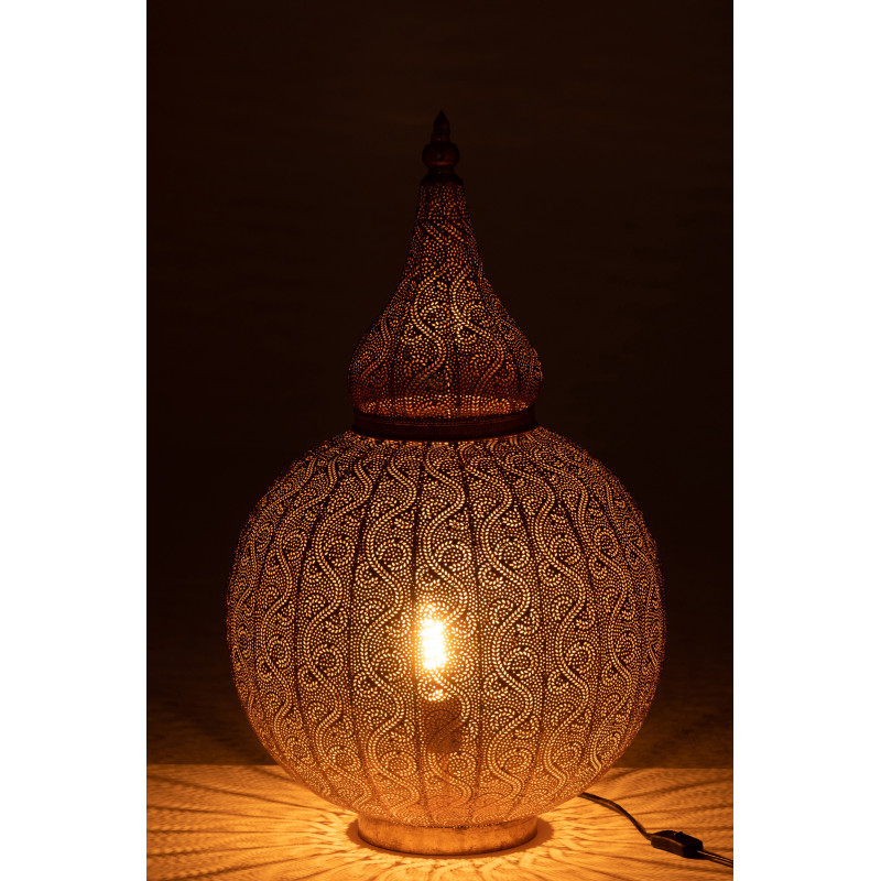 Lampe à poser Goutte XL en Métal Doré Aladin - 4