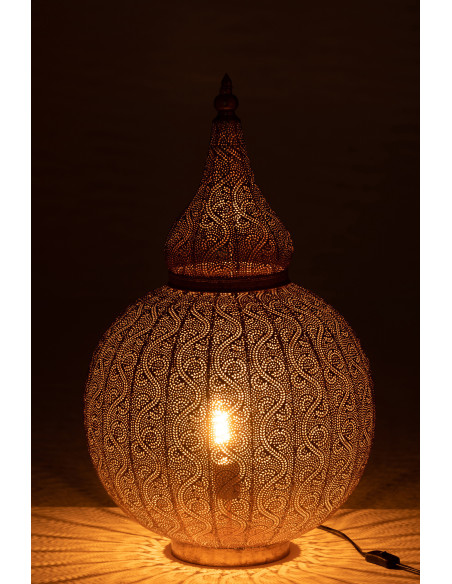 Lampe à poser Goutte XL en Métal Doré Aladin - 4