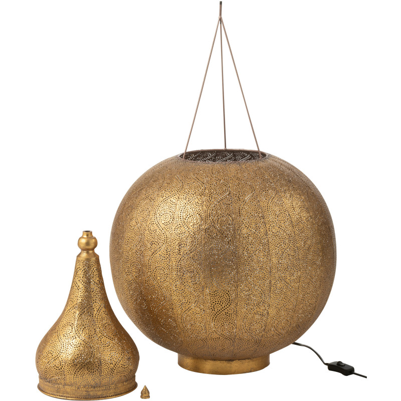 Lampe à poser Goutte XL en Métal Doré Aladin - 5