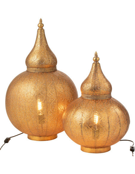 Lampe à poser Goutte XL en Métal Doré Aladin - 7