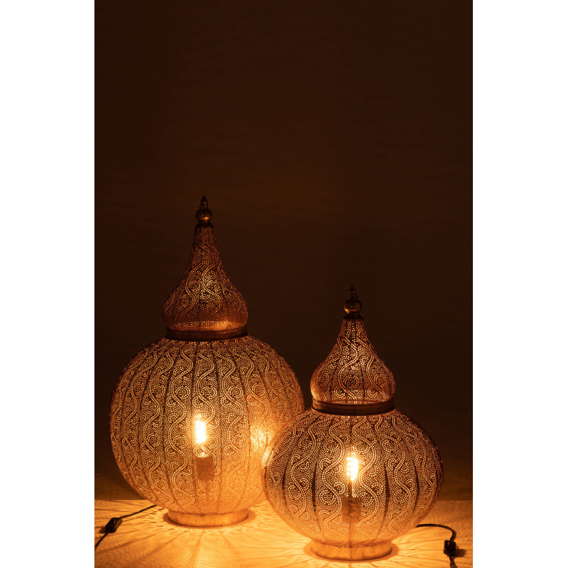 Lampe à poser Goutte XL en Métal Doré Aladin - 8