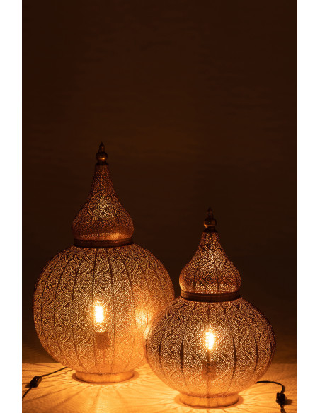 Lampe à poser Goutte XL en Métal Doré Aladin - 8