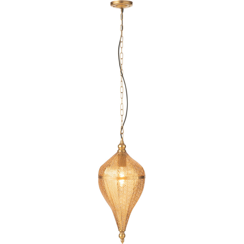 Suspension Goutte 25 cm en Métal Doré Aladin - 3