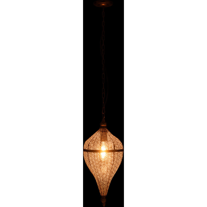 Suspension Goutte 25 cm en Métal Doré Aladin - 4