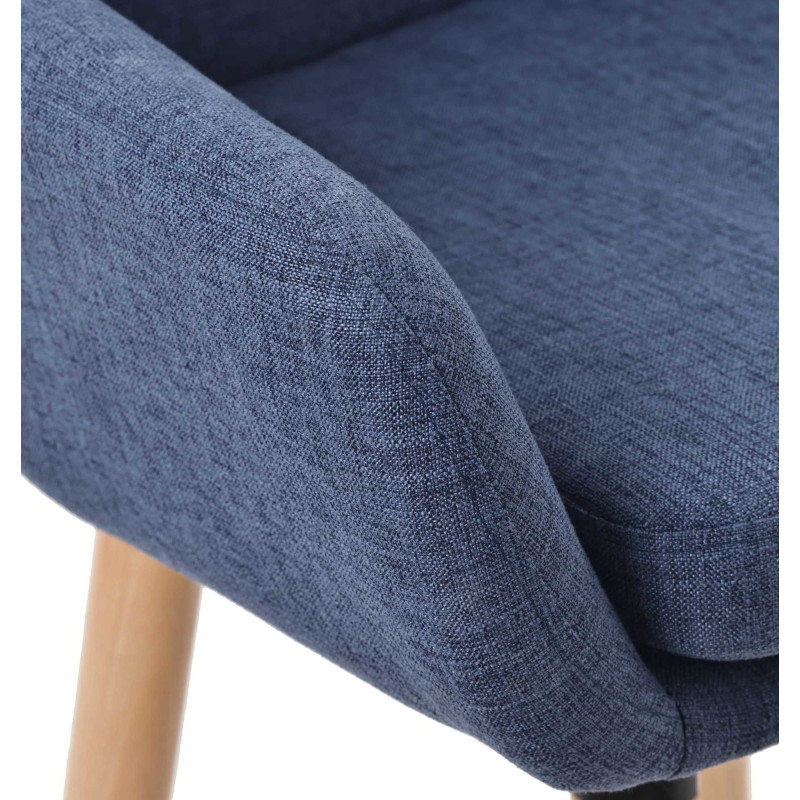 Tabouret de bar scandinave en Tissu...