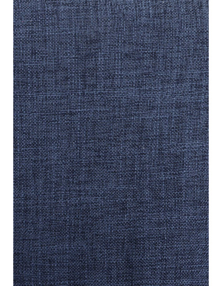Tabouret de bar scandinave en Tissu Bleu foncé Bois de hêtre Naturel Norvyn