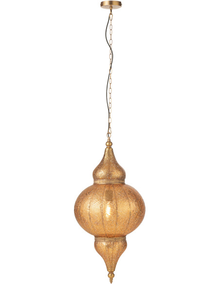 Suspension 40 cm en Métal Doré Bore - 3