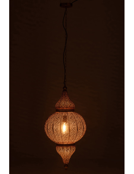 Suspension 40 cm en Métal Doré Bore - 4