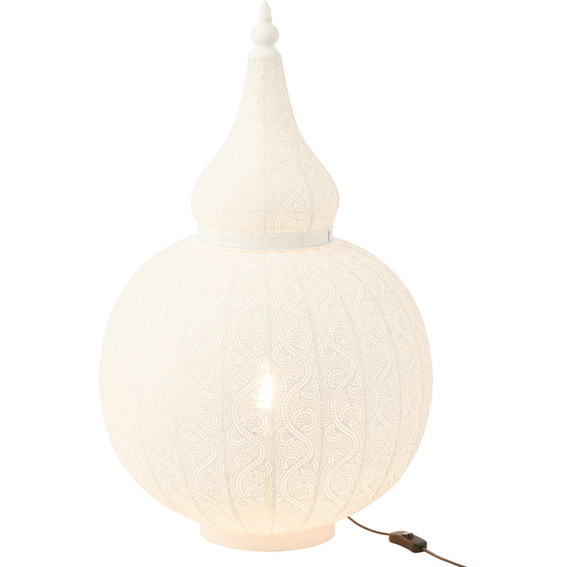 Lampe à poser Goutte XL en Métal Blanc Aladin - 2