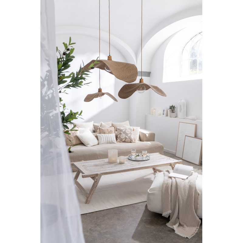 Suspension XL 95 cm en Jonc Naturel Moonj - 2