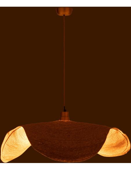 Suspension XL 95 cm en Jonc Naturel Moonj - 4