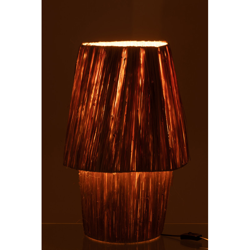 Lampe à poser en Herbiers marins Naturel Sara - 3