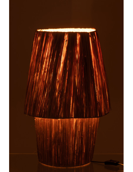 Lampe à poser en Herbiers marins Naturel Sara - 3