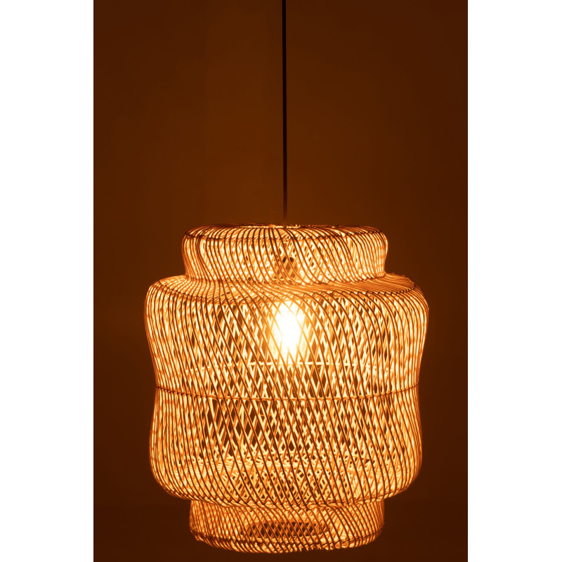 Abat-jour pour suspension Original 40 cm en Rotin Naturel Rosa - 4