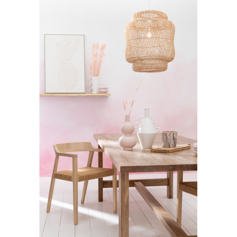 Abat-jour pour suspension Original 40 cm en Rotin Naturel Rosa - 5